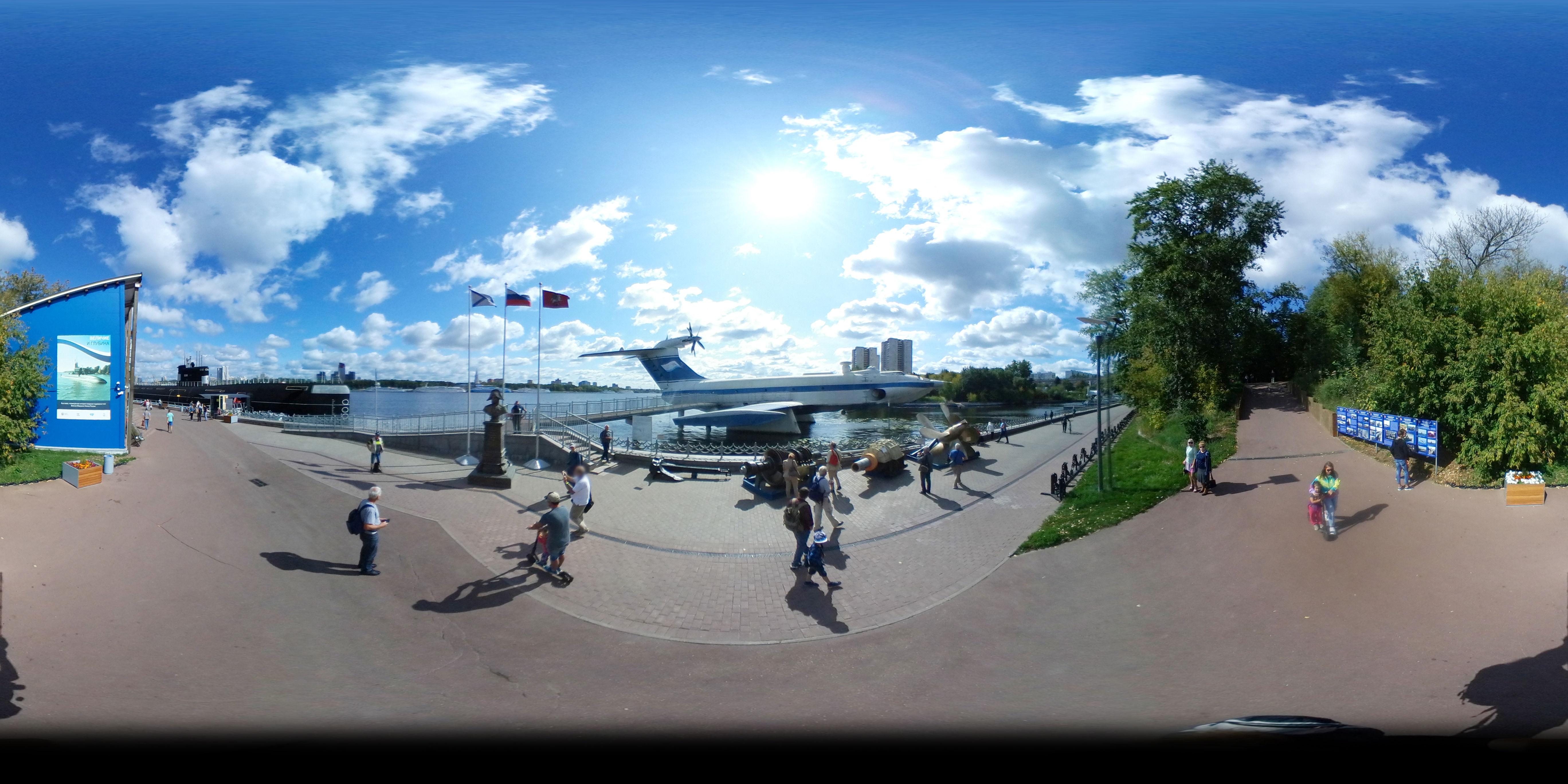 Tushino reservoir - 360° panorama