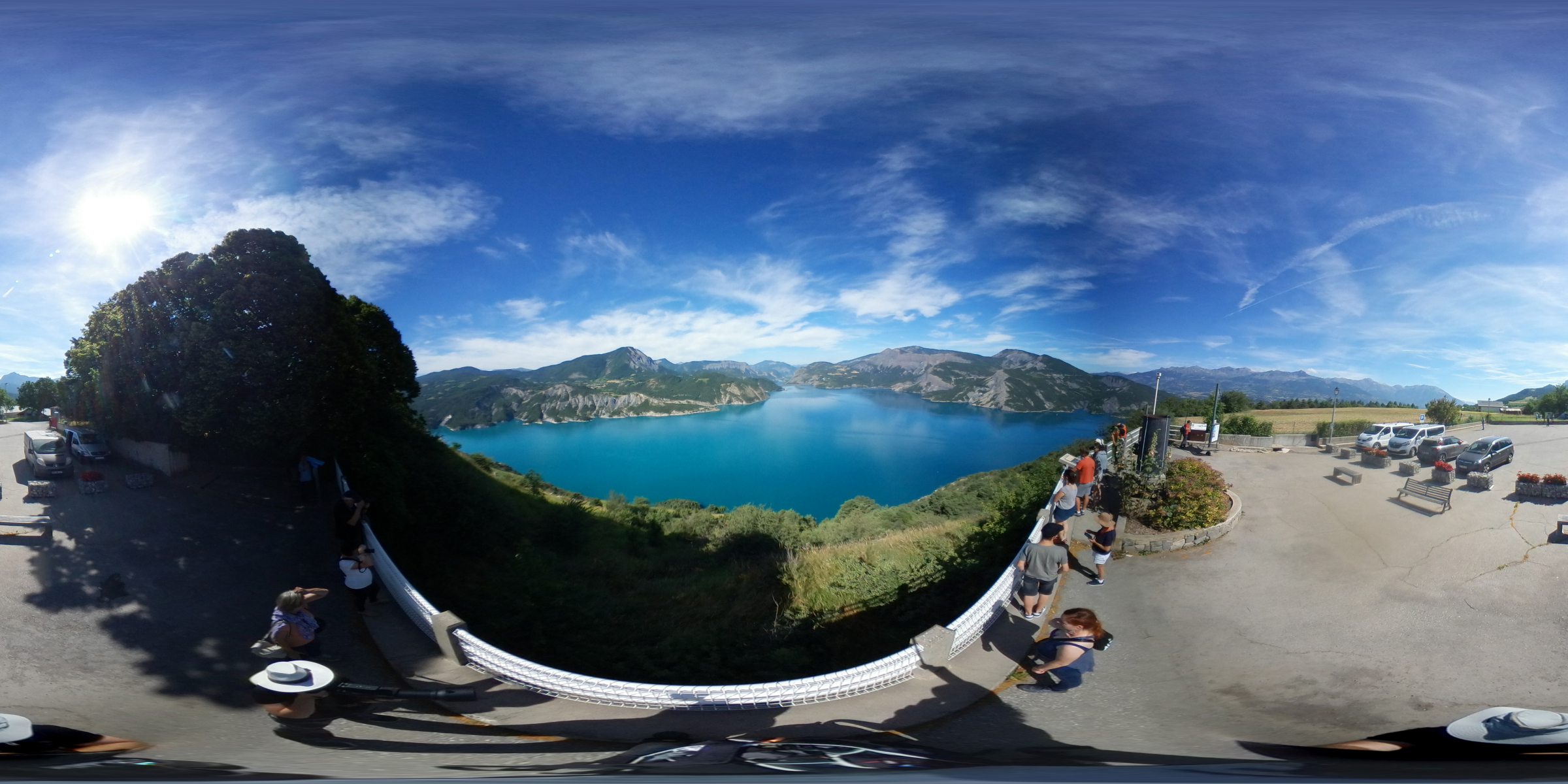 Lac de Serre-Poncon - 360 panorama