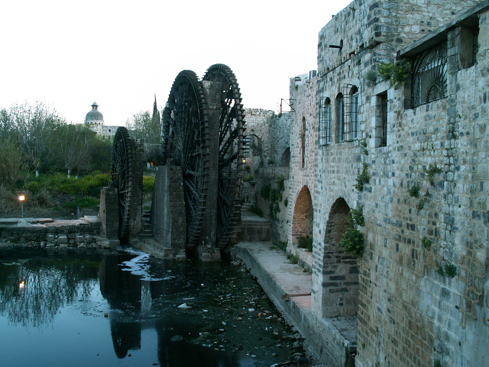 Hama - Noria (waterwheel) on the Orontes river