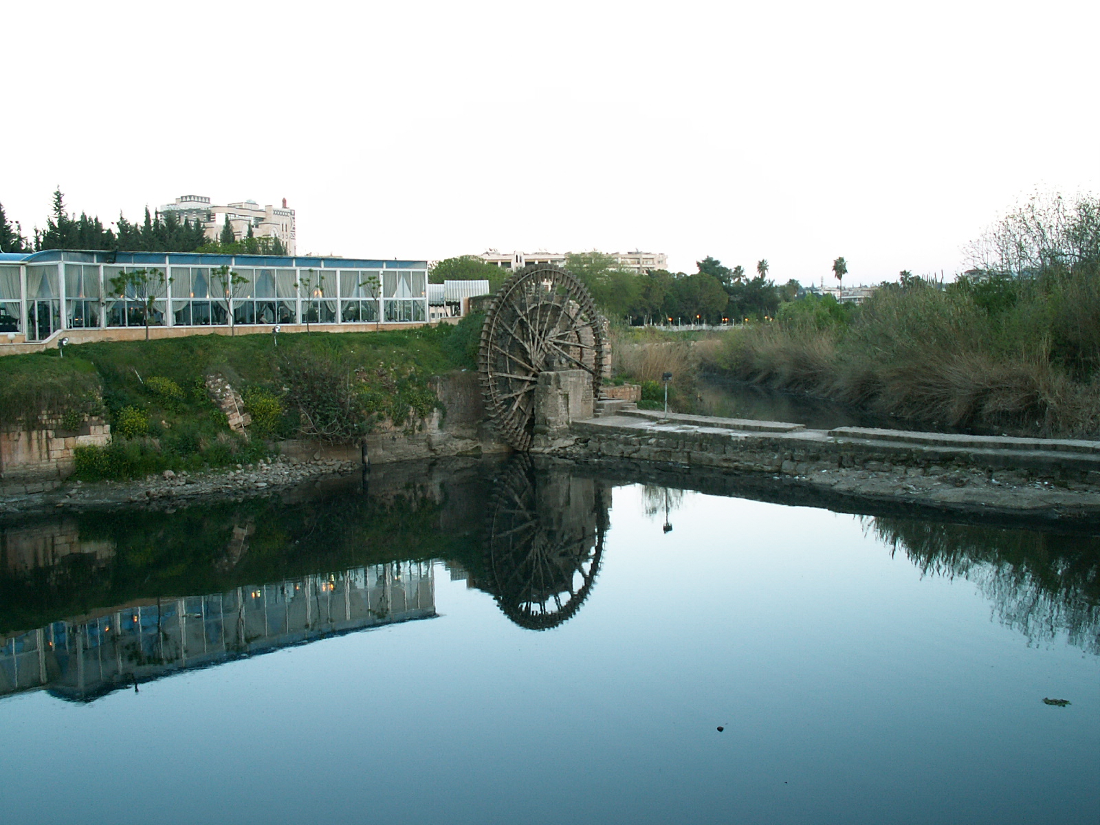 Hama - Noria (waterwheel) on the Orontes river