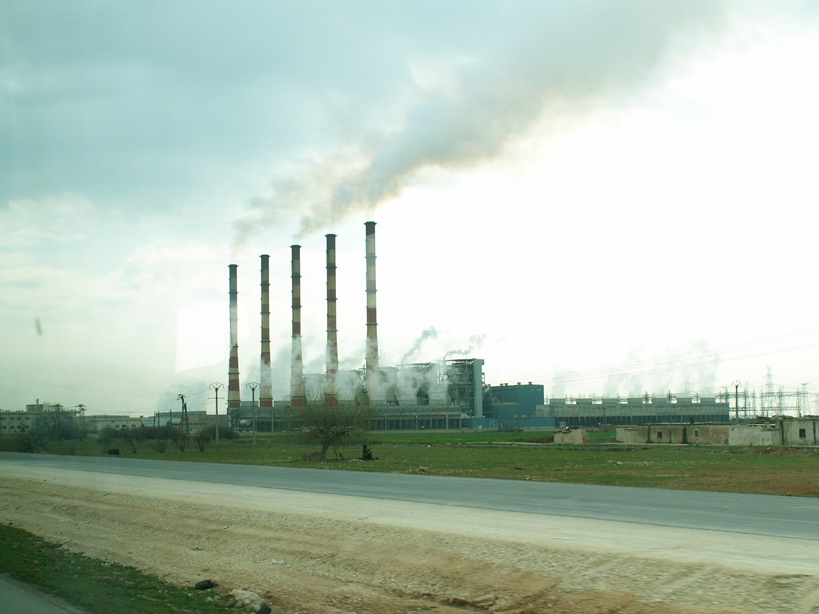 Near Aleppo - Main power plant