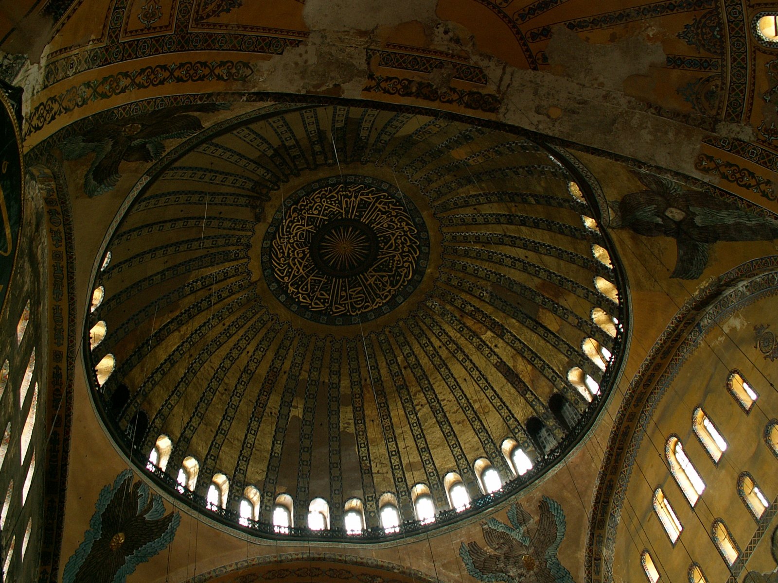 Istanbul - Hagia Sophia - Ceiling