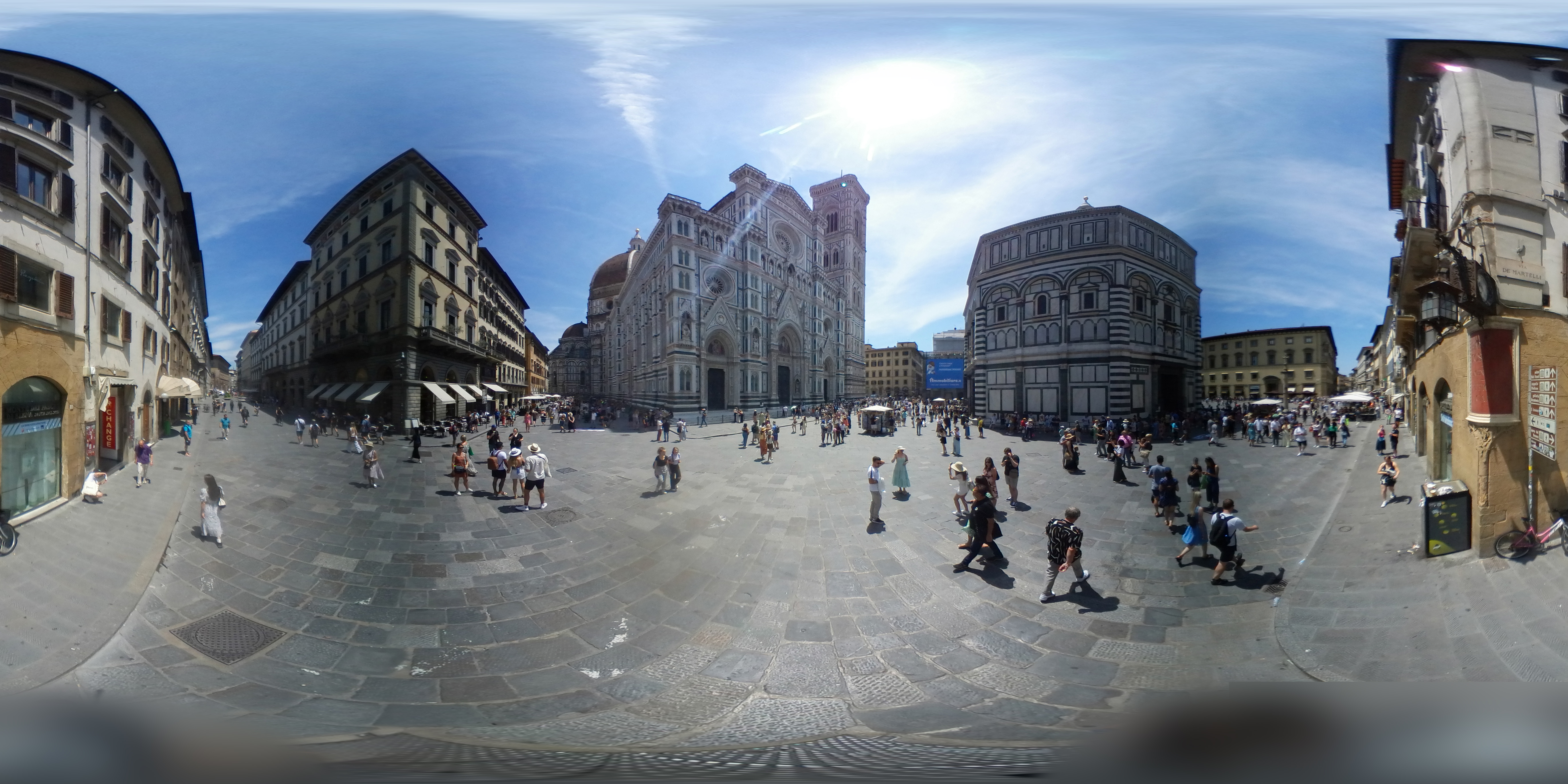 Firenze - Piazza del Duomo - 360 panorama