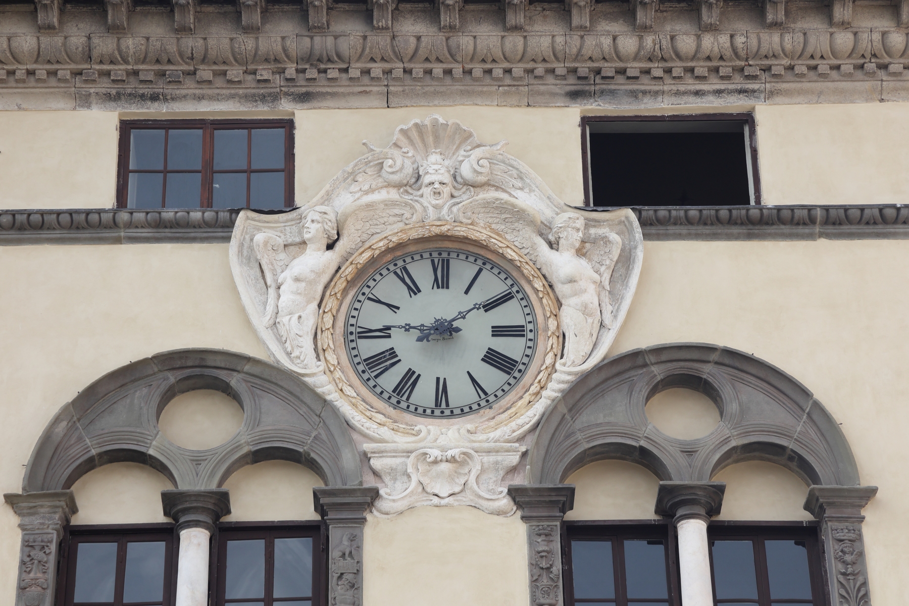 Lucca - Palazzo Pretorio - Clock