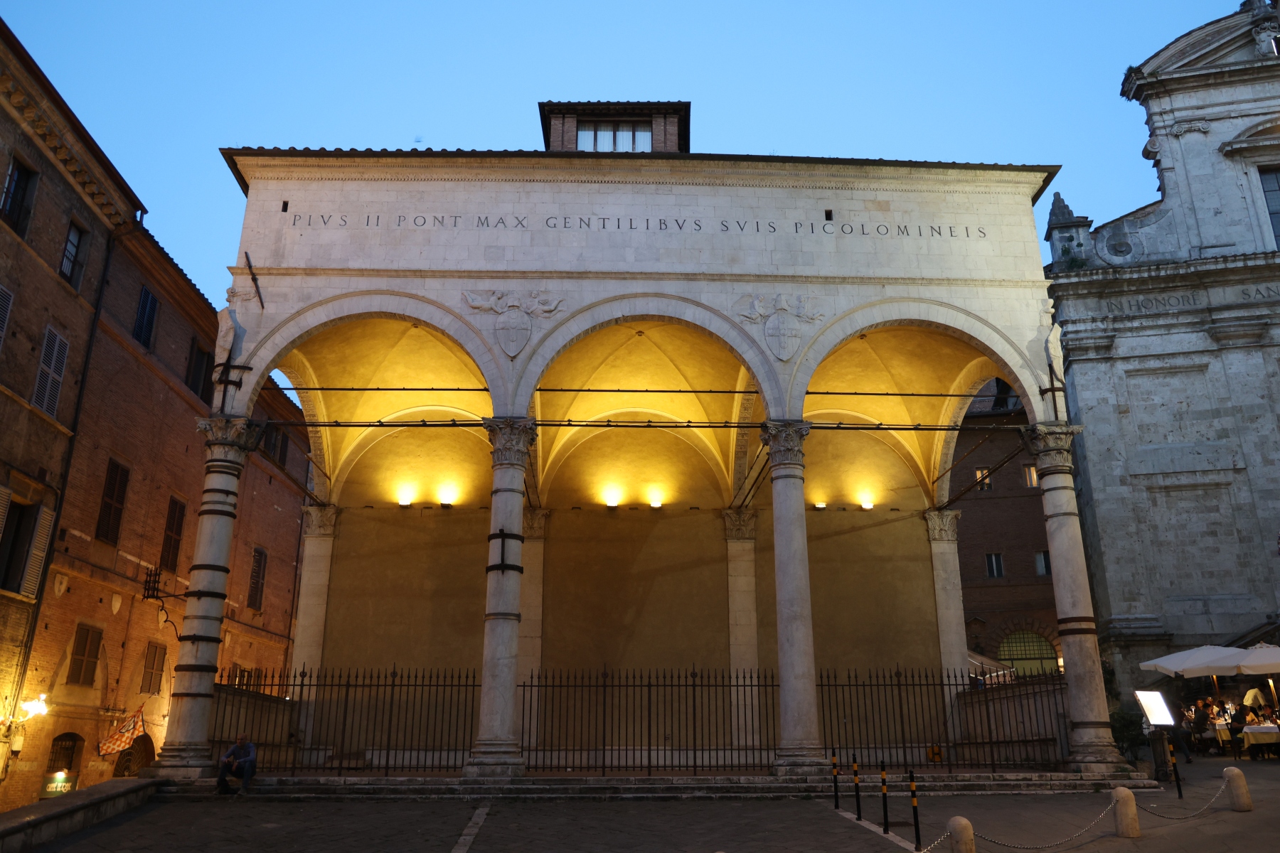 Siena - Loggia del Papa