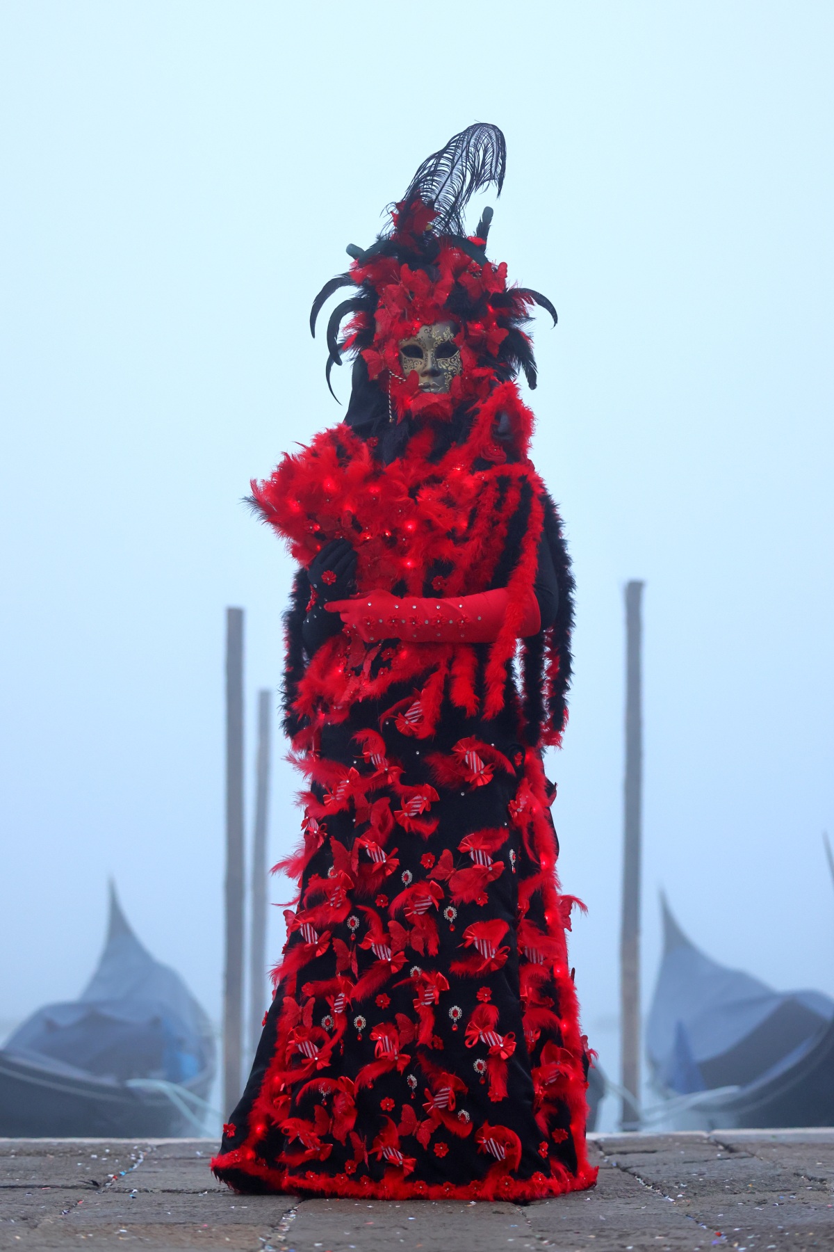 Red mask