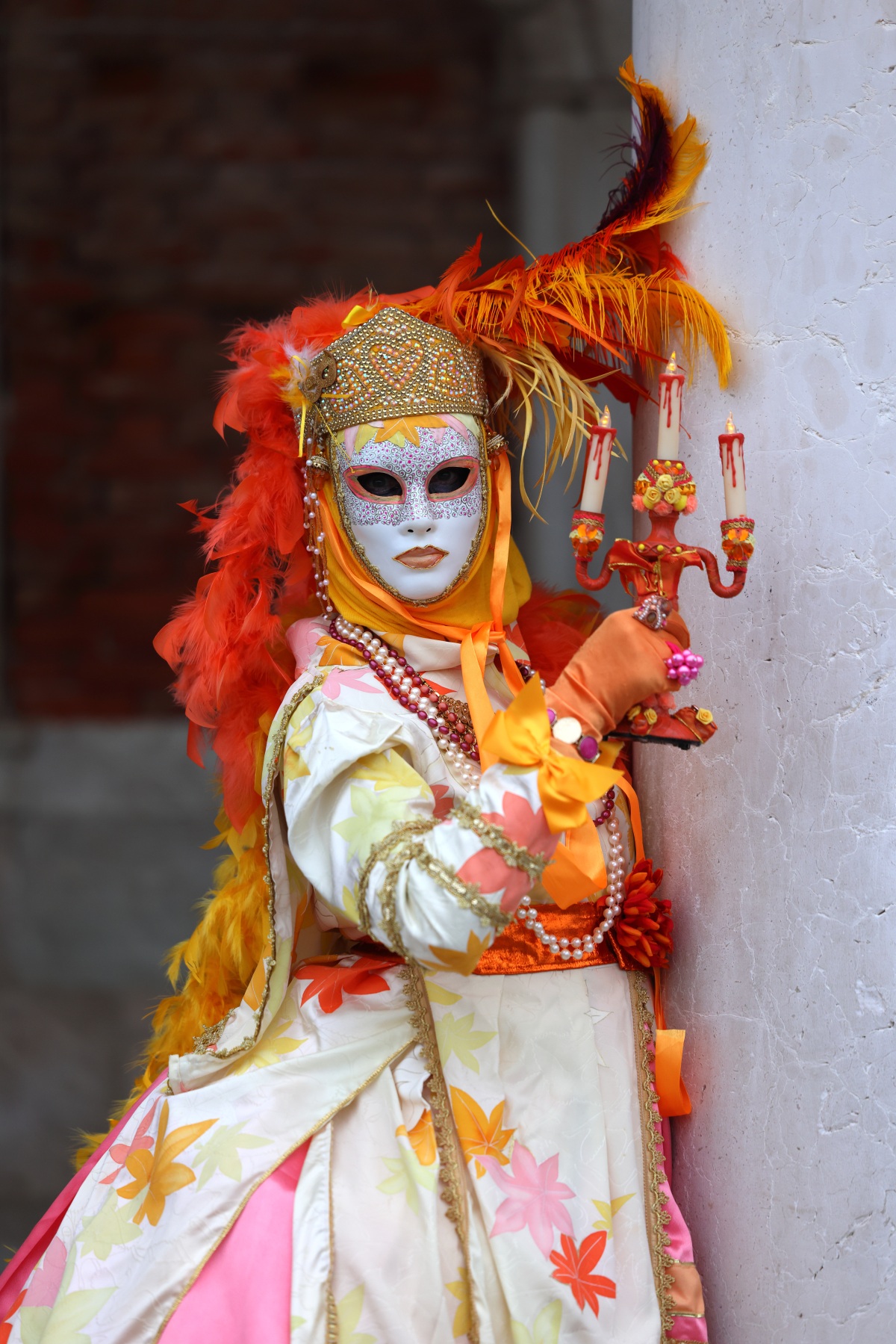 Orange mask