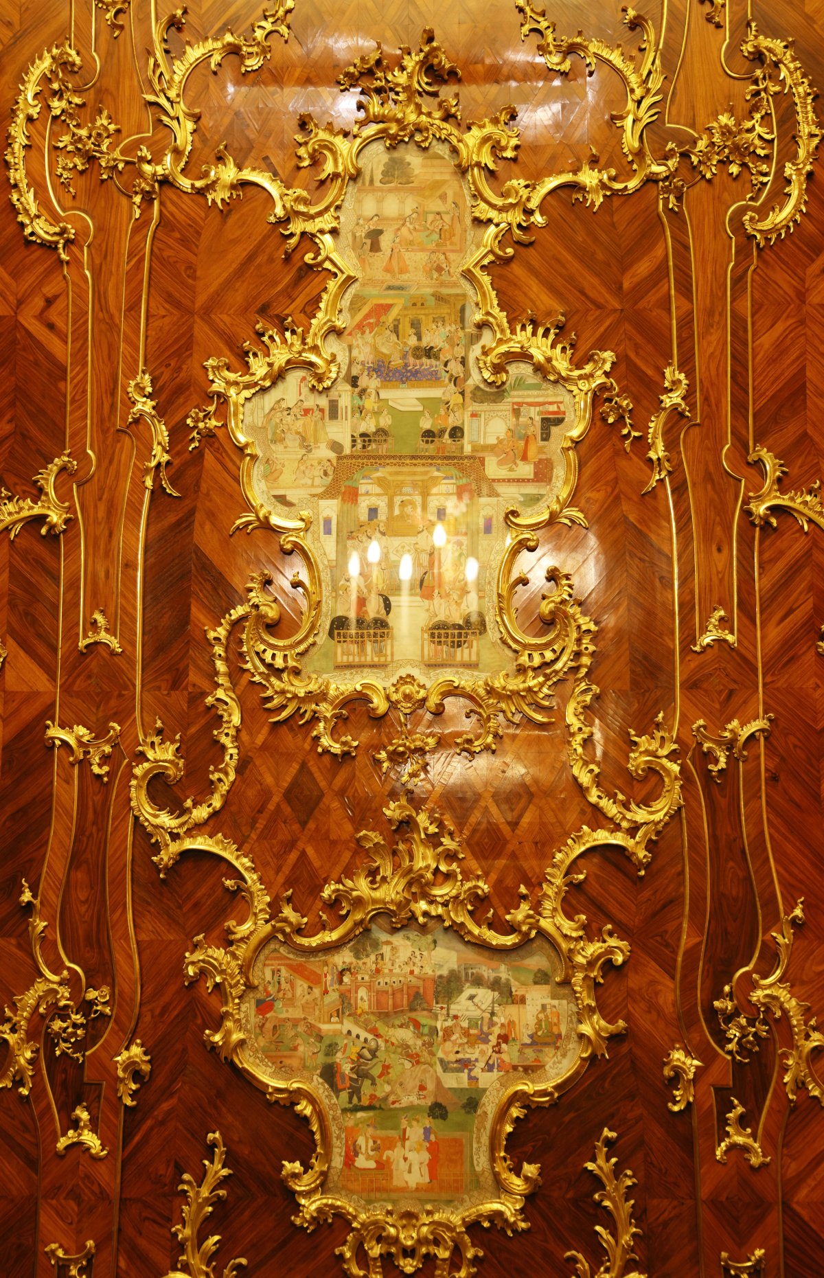 Schönbrunn - Palace - The millions room - Wall detail