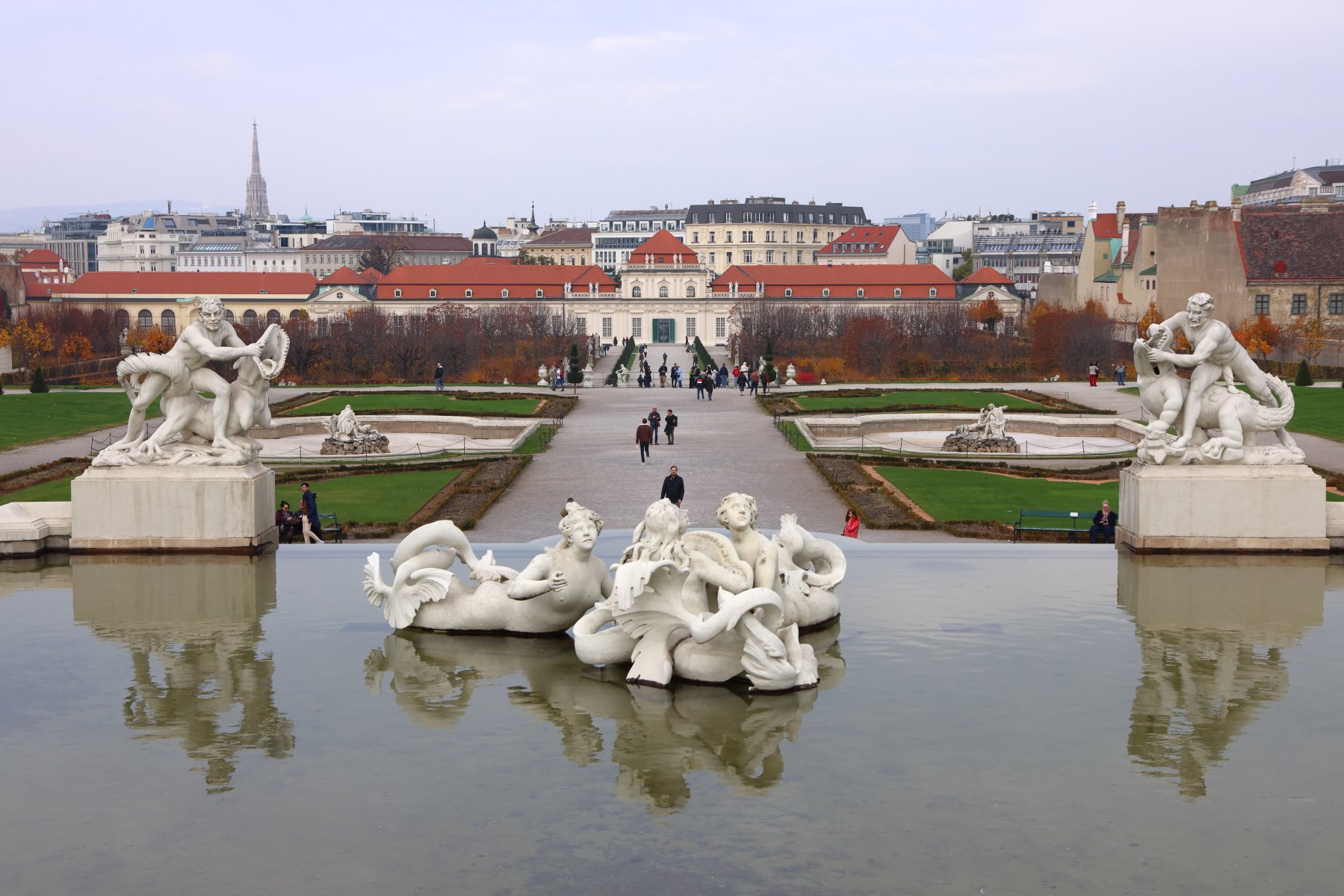 Belvedere - Kaskadenbrunnen