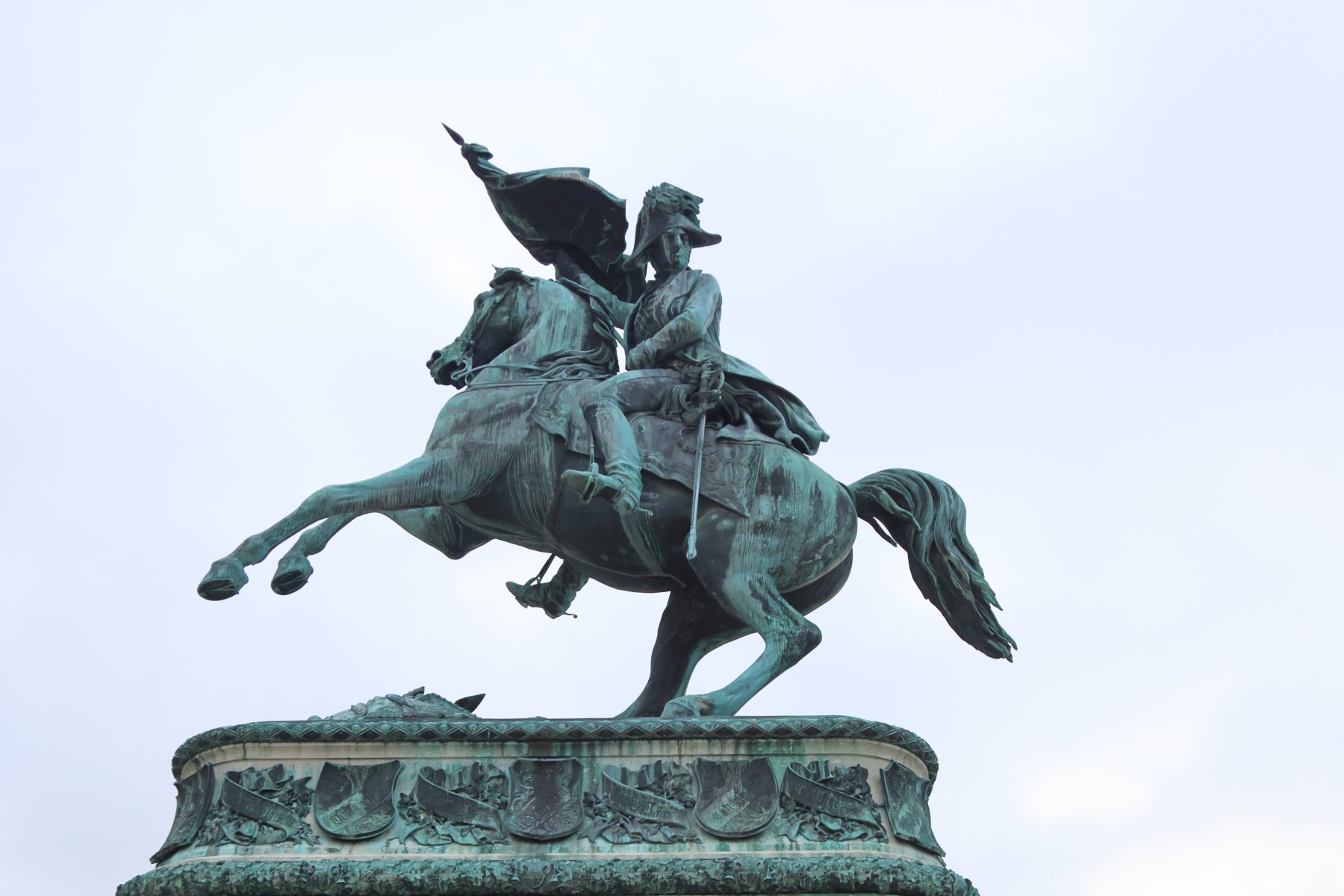 Hofburg - Heldenplatz - Prince Eugene of Savoy memorial