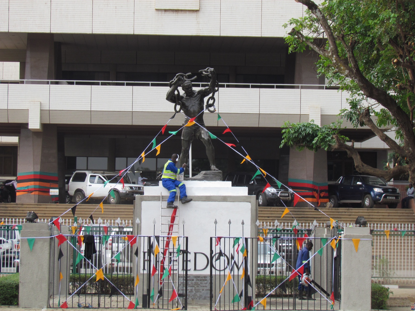 Lusaka - Freedom statue