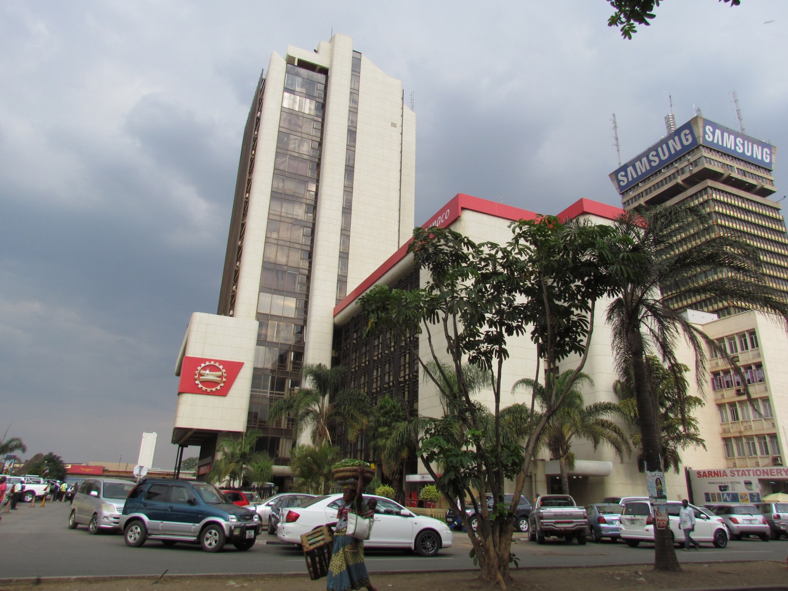 Lusaka - Zanaco building