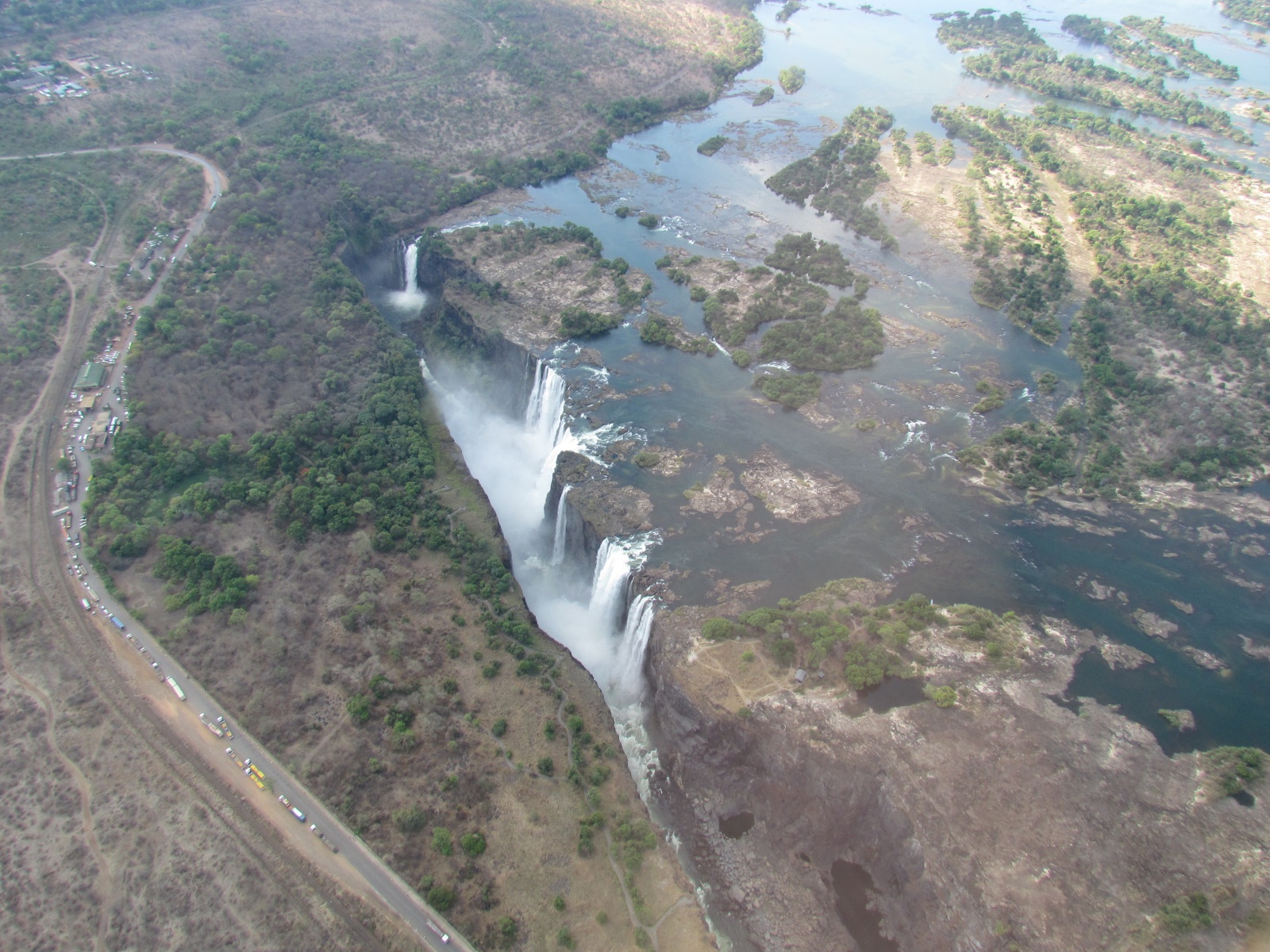 Victoria Falls - From helicopter