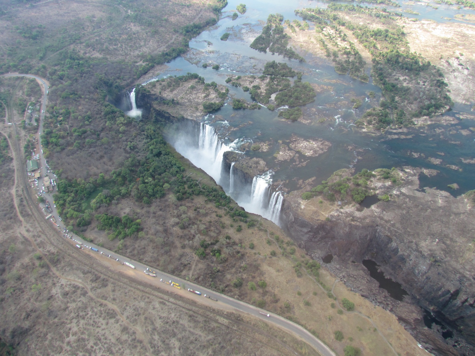 Victoria Falls - From helicopter